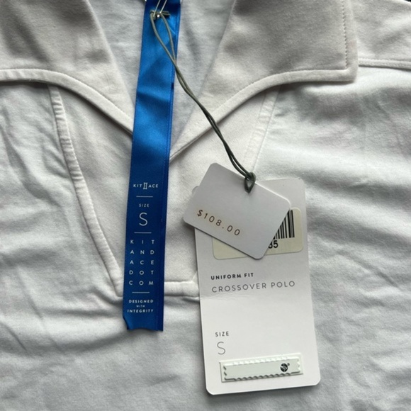 NEW Kit and Ace Crossover Polo White Men’s Size Small - Picture 7 of 7